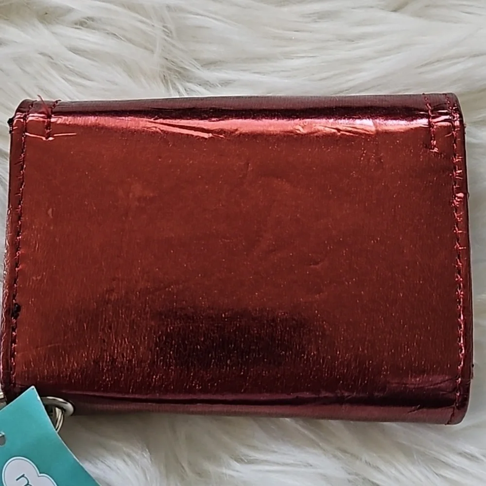 Maurices Maroon Wallet and Unbranded Iridescent Pink Wallet Set